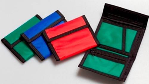 Wallet tri fold new nylon - new,