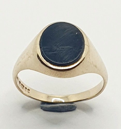 9ct yellow gold - gold, black