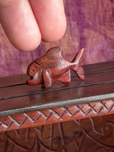 Miniature handcarved piranha - miniature,