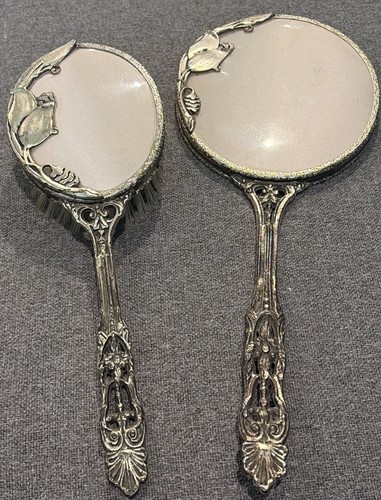 Vintage vanity set silver - set,