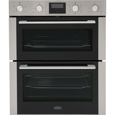 Belling BEL BI703MFC Built Under 60cm Electric Double Oven Stainless Steel A/A