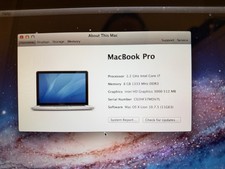 MacBook Pro 2011 A1286 i7 8gb