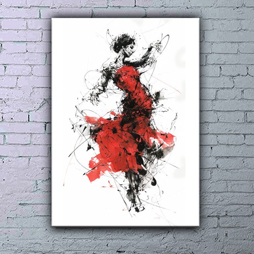 Dynamic artistic illustration - artistic,