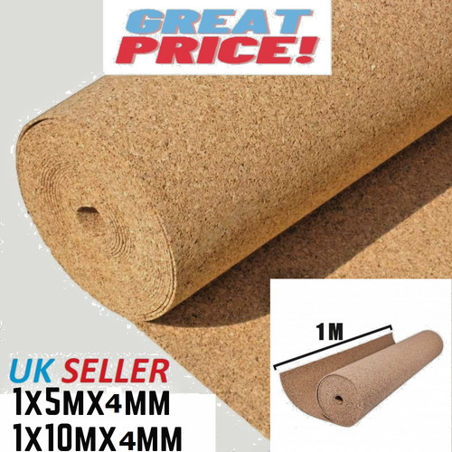 Cork underlay roll 4mm - roll, 5m