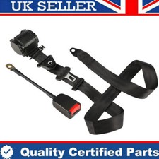 Universal 3 Point Inertia Seat Belt Kit Car Truck Adjustable Safety Belts 4m UK