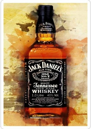 Jack daniels metal sign - jack,