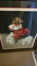 Robert O. Lenkiewicz Limited Edition Silk Screen Print FRAMED GLAZED Signed 