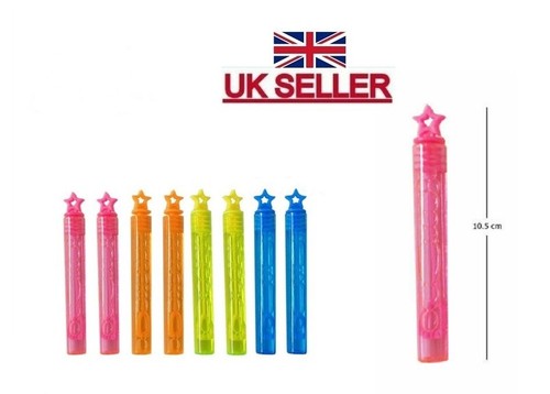 Neon star mini bubble tubes - neon,