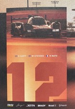 Stevens, Ilott, Nato Le Mans 2024 Porsche 963 Hypercar 12 Promo Card