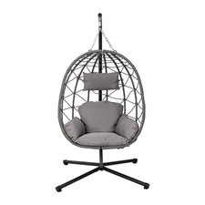 Foldable Egg Chair Rattan