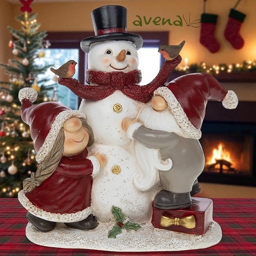 Christmas snowman ornament - christmas,