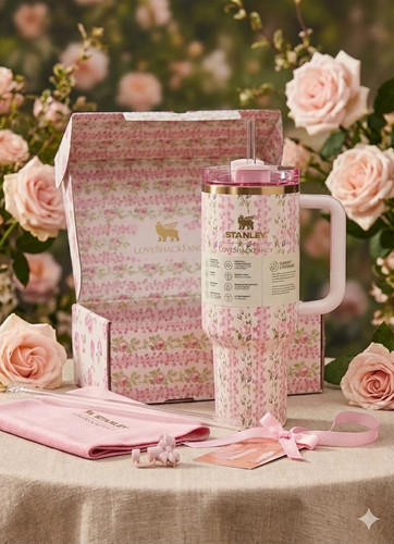 Stanley floral pink - pink, oz