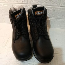 MENS JCB WORKMAX S1P LEATHER WATERPROOF safety boots size 9/43