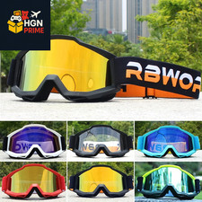 Dustproof Motorcycle Goggles Motocross Glasses for Dirt Bike ATV Ski Ride UK