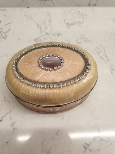Trinket box enamel diamanté - trinket,