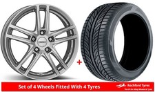 Alloy Wheels & Tyres 17" Dezent TZ For Jaguar X-Type 01-09