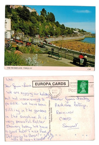 Postcard the promenade - the,