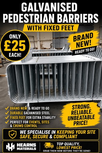 Galvanised pedestrian safety - galvanised,