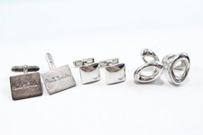 Sterling Silver Designer Cufflinks Boho Soho Emporio Armani Paul Smith x 3 (47g)