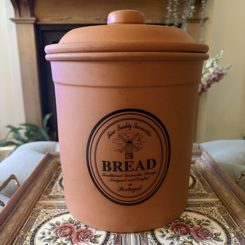 Terracotta bread storage - terracotta,