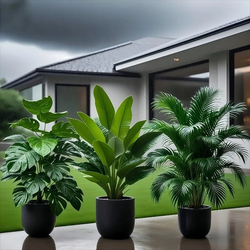 3pcs artificial plant set faux - plant,