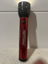 Maglite Red Torch VGC Working Used Flashlight