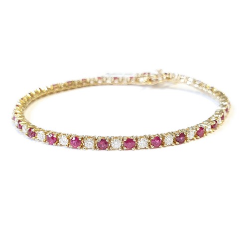 Ruby diamond tennis - 5.00,