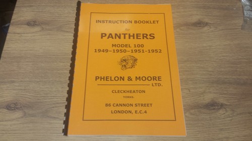 Panther 100 instruction - m,