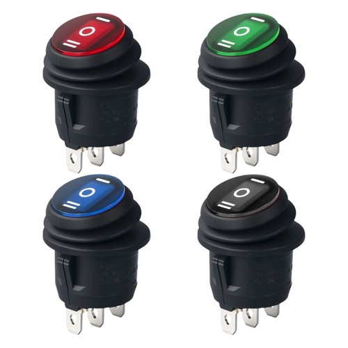 Waterproof round rocker - waterproof,