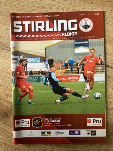 Stirling albion dumbarton - stirling, v