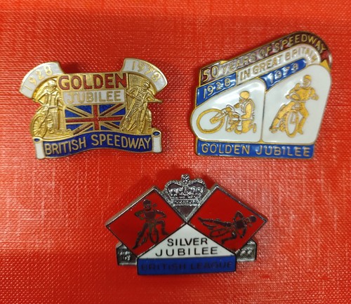 Vintage enamel badges
