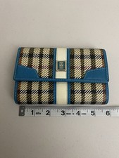 Daks London Plaid Leather Trim