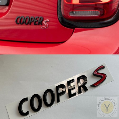 Gloss black cooper letters - gloss,