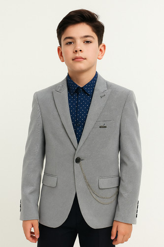 Boys light grey slim - boys, fit