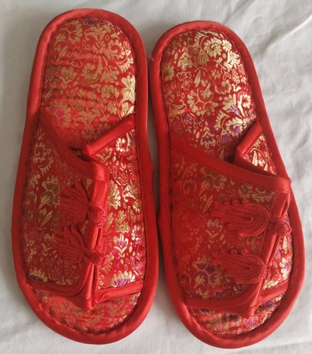 Red chinese slip - , on