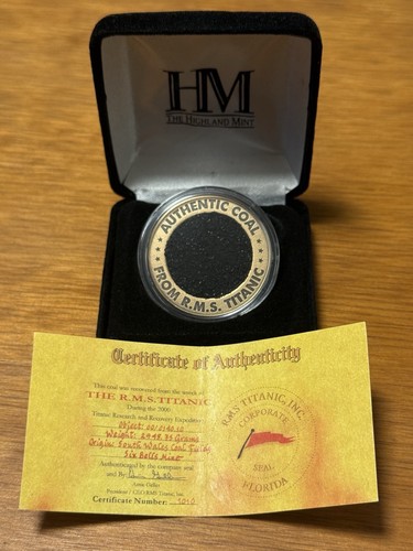Authentic rms titanic coal - rms,