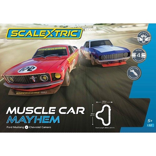 Scalextric muscle car mayhem - car,