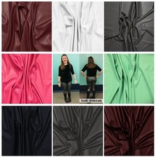 2 Way Stretch Vegan Faux Leather Pleather Fabric 150cm wide sold by metre