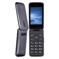 Alcatel 3025X Metallic Grey 2.8 256MB 3G Unlocked 3G 128MB RAM Bluetooth 2MP FM