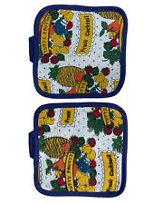 1 Pair Oven Kitchen Pot Holder Cotton Surface Protector, Heat Resistant.