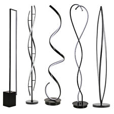 Tall LED Floor Lamp Reading Standing Spiral Lamp Modern Room Cool White LED Lamp