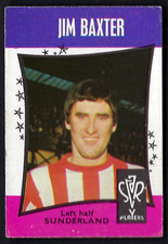 A & B C GUM - FOOTBALLERS (STAR PLAYERS) - #23 JIM BAXTER, SUNDERLAND