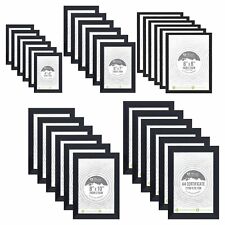 4"x6"/5"x7"/6"x8"/8"x10"/ A4 Photo Picture Poster Frames Decor Multipacks-Black