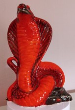 Anita Harris Venomous Cobra Signed Rare 