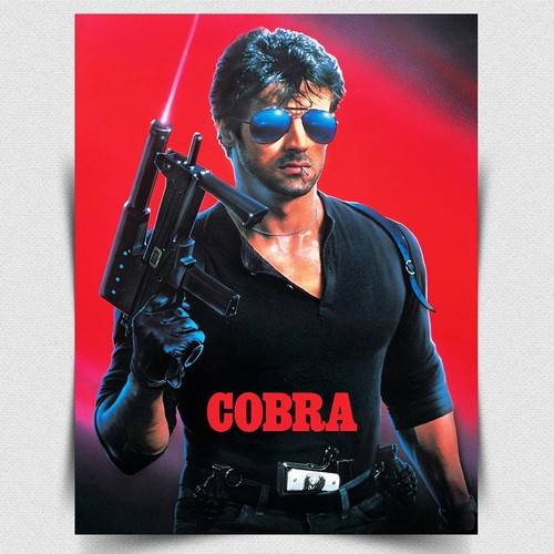 Cobra stallone metal sign - cobra,