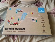 Squirrel Play Wooden Train Set