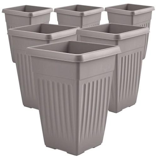 Tall planter square plastic - tall,