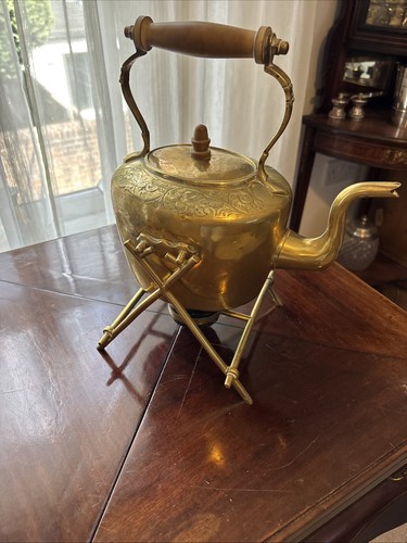 Vintage brass tipping - tipping, kettle