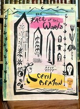 CECIL BEATON 1st Ed FACE OF THE WORLD International Scrapbook Of People & Places