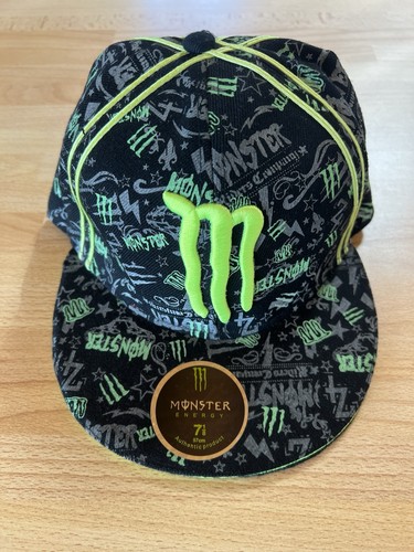 Monster energy flat brim cap - flat,